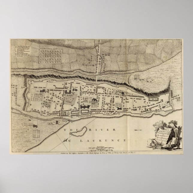 Montreal oder Ville Marie Poster (Vorne)