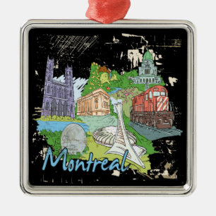 Montreal Ornament Aus Metall