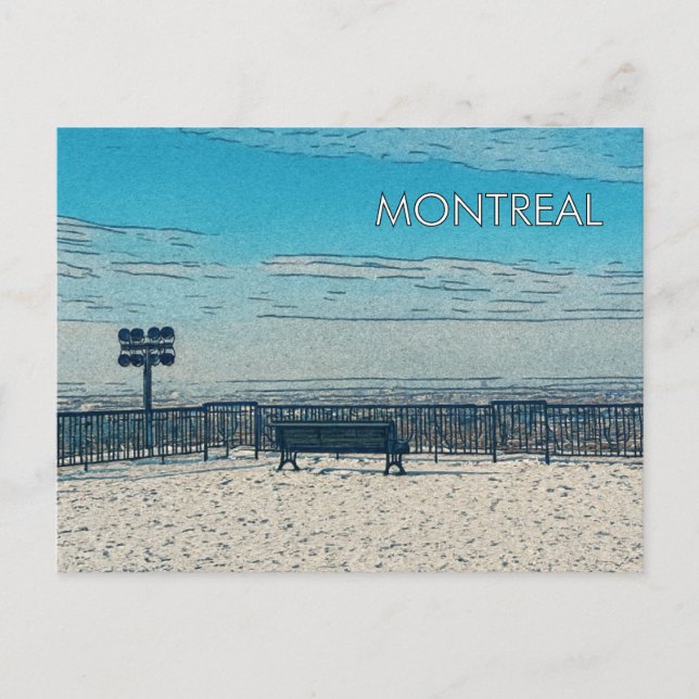 Montreal Postcard Postkarte (Vorderseite)