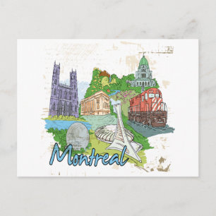 Montreal Postkarte