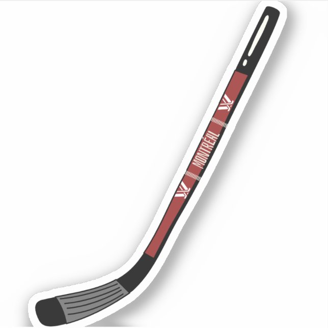 Montreal PWHL Women's Hockey Stick Aufkleber (Vorderseite)