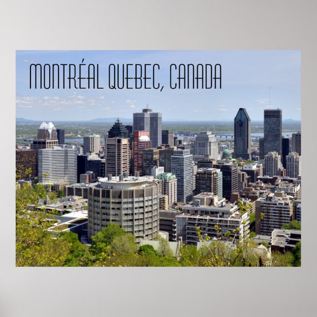 Montréal Quebec Kanada Poster (Vorne)