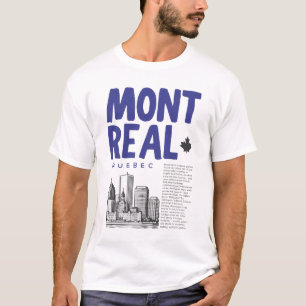 Montreal Quebec Kanada Skyline T-Shirt