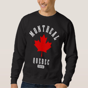 Montreal Quebec Kanada Vintage Pride kanadische Fl Sweatshirt