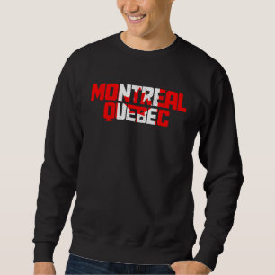 Montreal Quebec Kanada Vintage Pride kanadische Fl Sweatshirt