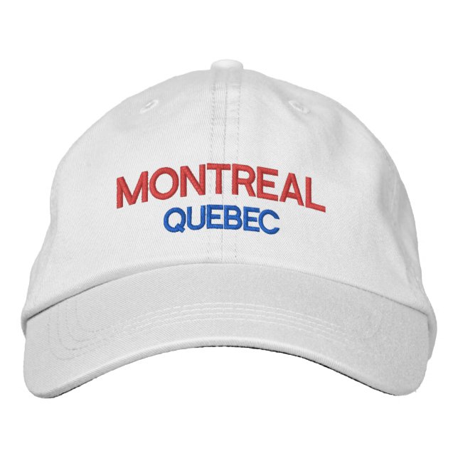 Montreal Quebec Personalisiert anpassbarer Hut (Vorderseite)