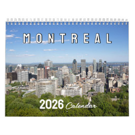 Montreal Scenic Photography Kalender