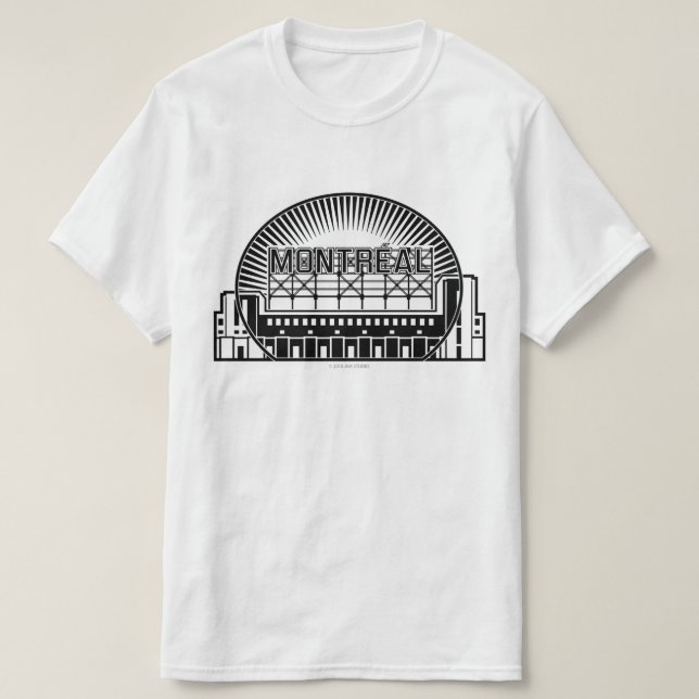 Montréal Sehenswürdigkeit T - Shirt (Design vorne)