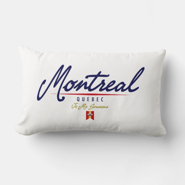 Montreal-Skript Lendenkissen (Vorderseite)