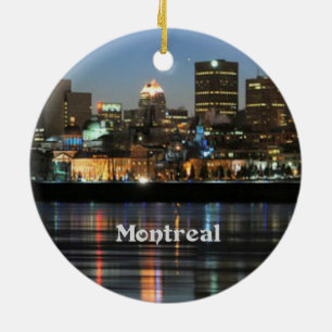 Montreal Skyline Keramikornament