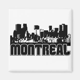 Montreal Skyline Magnet