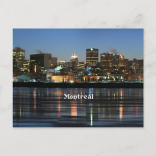 Montreal Skyline Postcard Postkarte