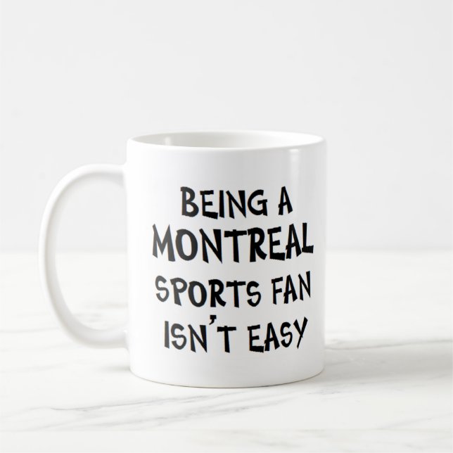Montreal-Sportfan, zu sein Kaffeetasse (Links)