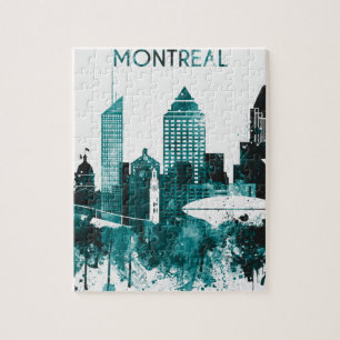 Montreal-Stadt-Skyline Puzzle