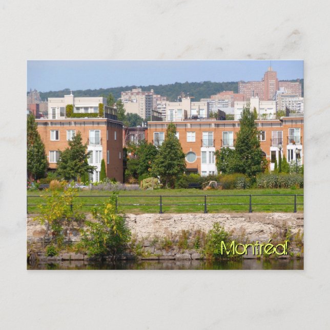 Montreal Waterfront Postkarte (Vorderseite)