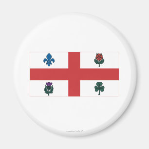 Montrealer Flagge Magnet