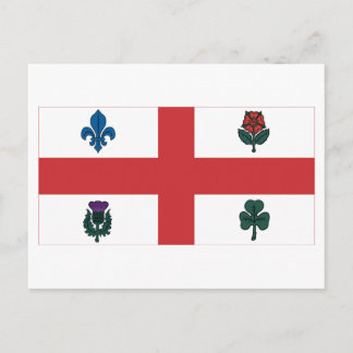 Montrealer Flagge Postkarte