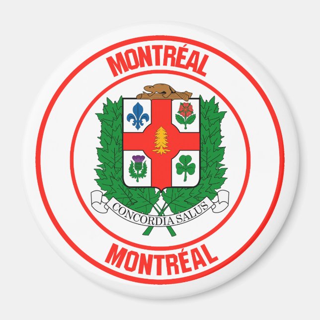 Montrealer RundEmblem Magnet (Vorne)