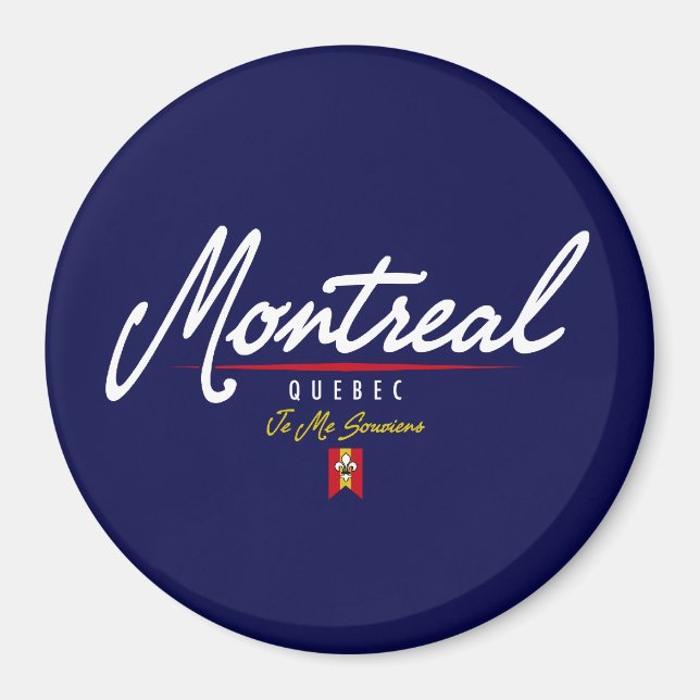 Montrealer Script Magnet (Vorne)