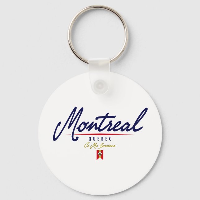 Montrealer Script Schlüsselanhänger (Vorderseite)