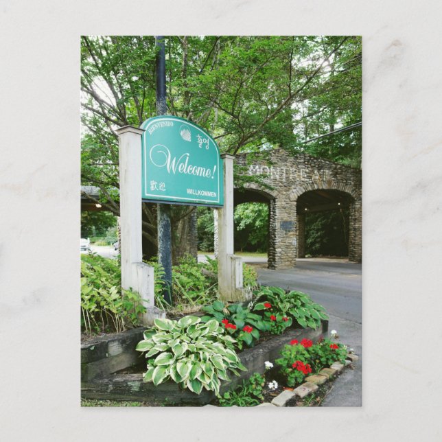 Montreat North Carolina Travel Foto Postkarte (Vorderseite)