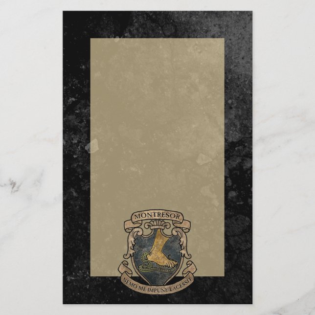 Montresor-Wappen Briefpapier (Vorderseite)