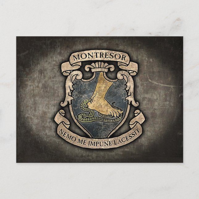 Montresor-Wappen Postkarte (Vorderseite)