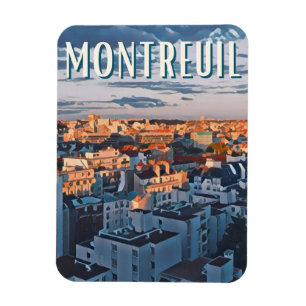 Montreuil Foto Vintage Magnet