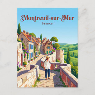 Montreuil-sur-Mer Frankreich Postkarte