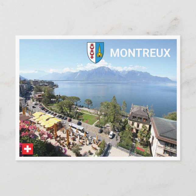 Montreux - Schweiz Postkarte (Vorderseite)