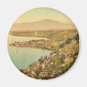 Montreux und Clarens, Geneve See, die Schweiz VI Magnet