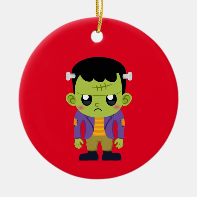 Montrouis Halloween Keramik Ornament (Vorne)