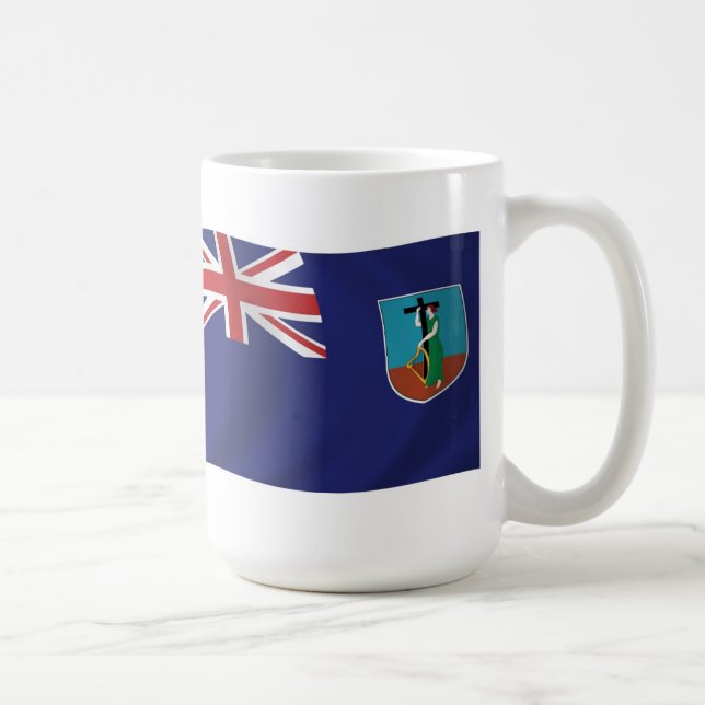 Montserrat Flagge Tasse (Rechts)