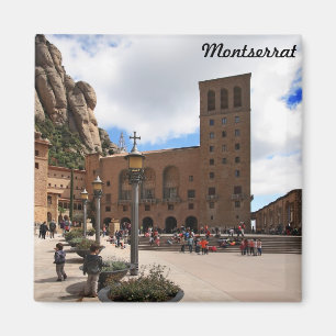 Montserrat-Kloster Magnet