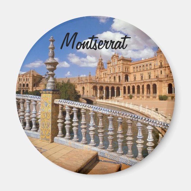 Montserrat-Magnet Magnet (Vorne)