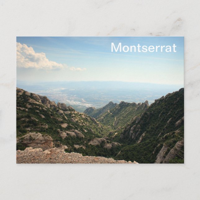 Montserrat Postkarte (Vorderseite)