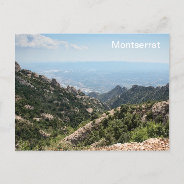 Montserrat Postkarte (Vorderseite)