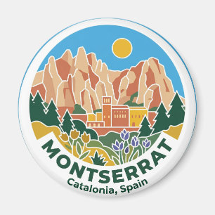 Montserrat Spanien Magnet