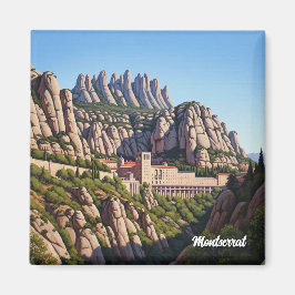 Montserrat Spanien Magnet