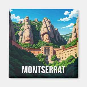 Montserrat Spanien Magnet