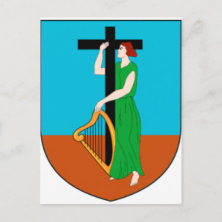 Montserrat-Wappen Postkarte