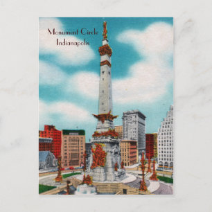 Monument Circle Postkarte