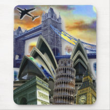 Monument-Collage Mousepad