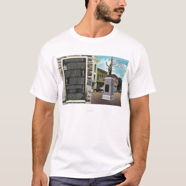 Monument-Quadrat und historisches Museum Erwin T-Shirt (Vorderseite)