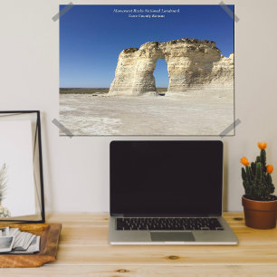 Monument Rocks Kansas Landschaftsfotografie Poster
