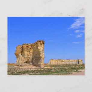Monument Rocks, Western Kansas Postkarte