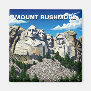 Monument Rushmore National Monument Travel Magnet