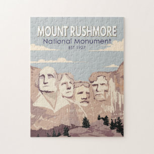 Monument Rushmore Nationalparkprojekt des Süd-Dako Puzzle