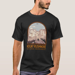 Monument Rushmore Nationalparkprojekt des Süd-Dako T-Shirt