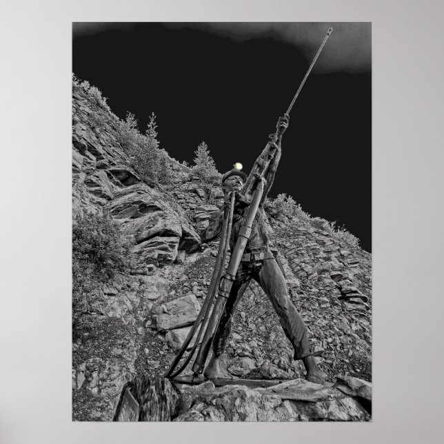 Monument Sunshine Mine Fire - Idaho Staat Poster (Vorne)